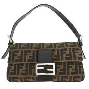 Fendi Brown Zucca Baguette Handbag 2220/26424/009 156051